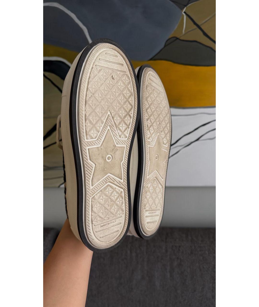 CHRISTIAN DIOR Синие текстильные кеды, фото 7