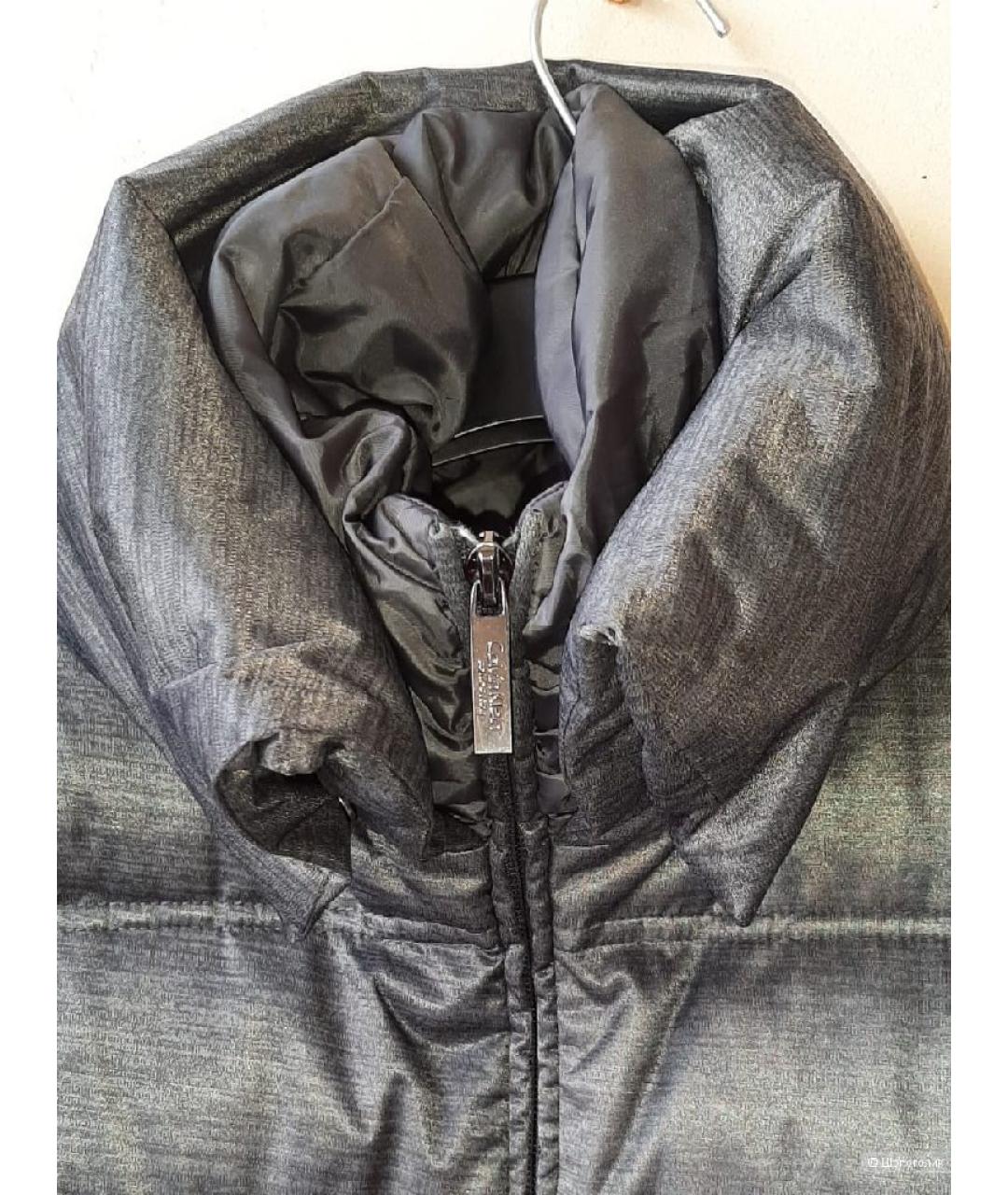 CALVIN KLEIN Серый полиэстеровый пуховик, фото 6