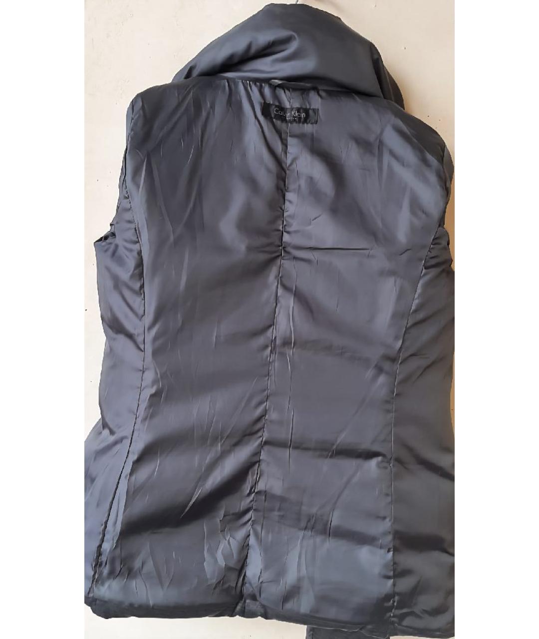 CALVIN KLEIN Серый полиэстеровый пуховик, фото 8