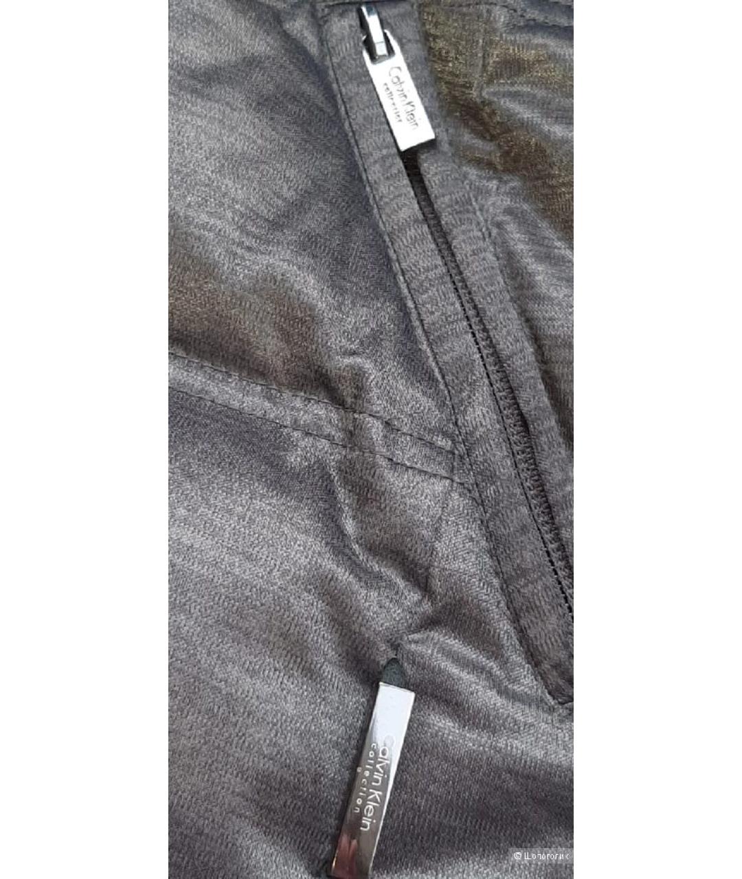 CALVIN KLEIN Серый полиэстеровый пуховик, фото 7