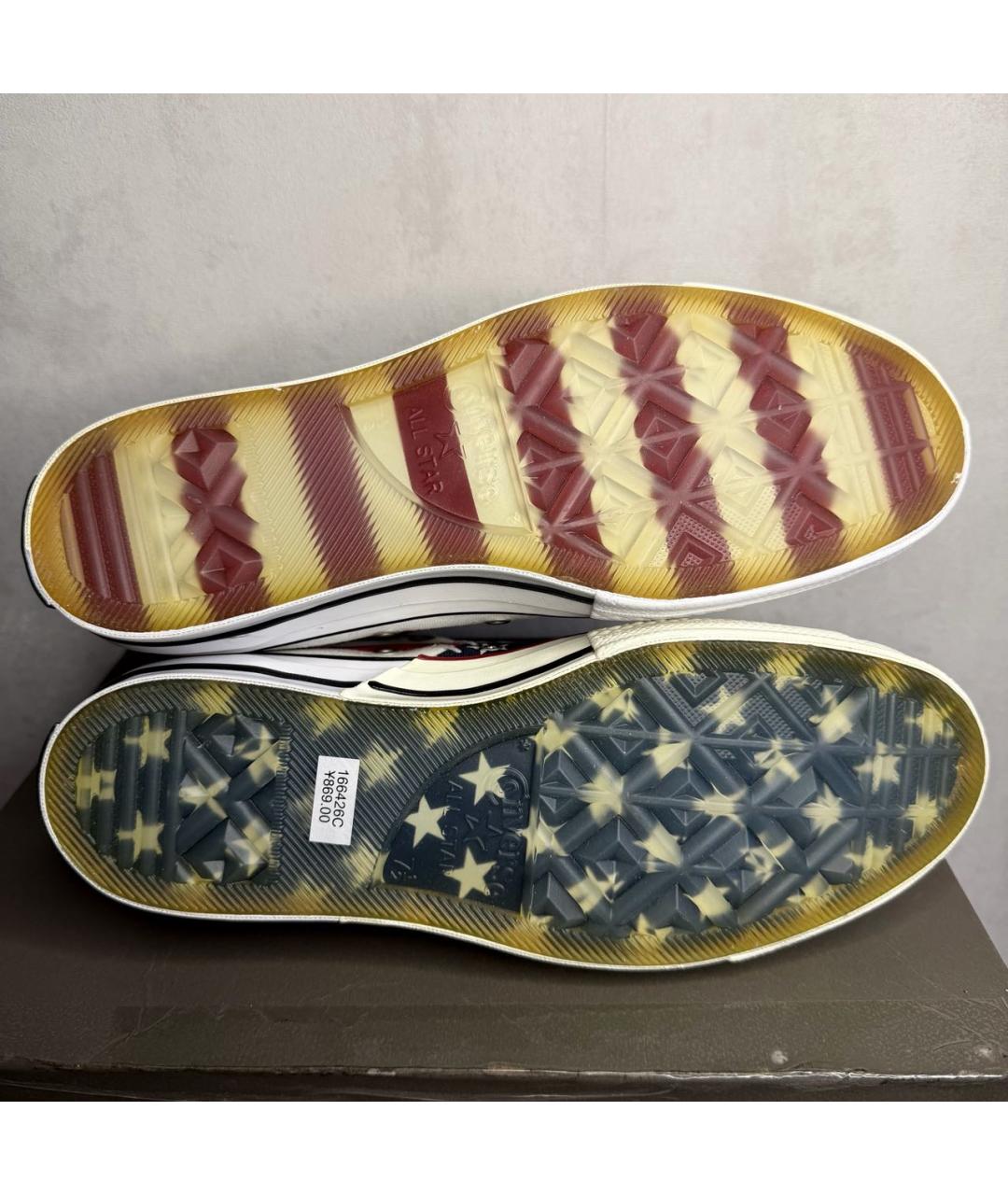 CONVERSE Мульти текстильные высокие кроссовки / кеды, фото 6