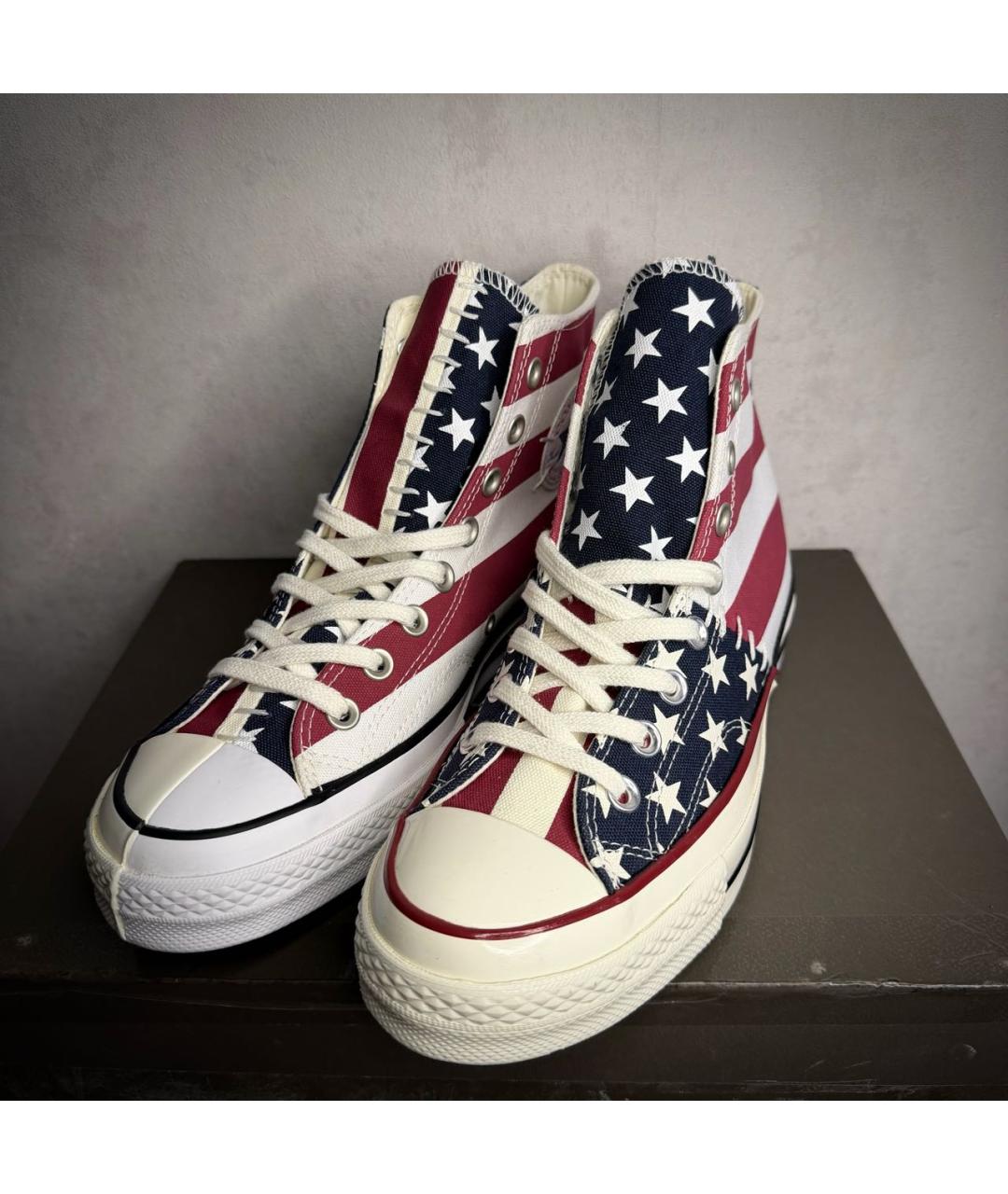 CONVERSE Мульти текстильные высокие кроссовки / кеды, фото 2