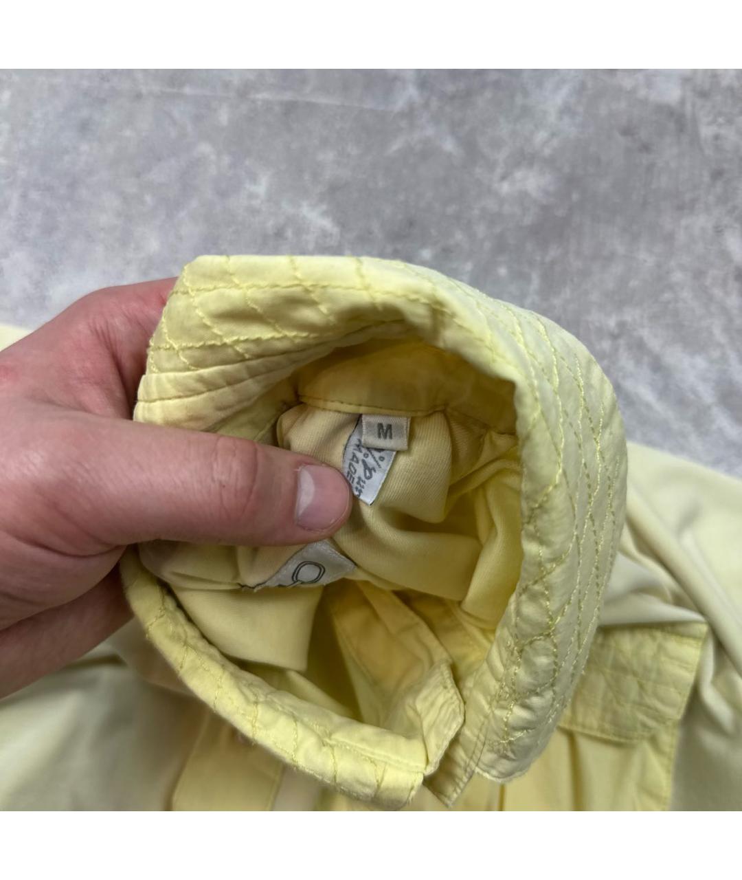 ZILLI Желтое хлопковое поло с коротким рукавом, фото 5