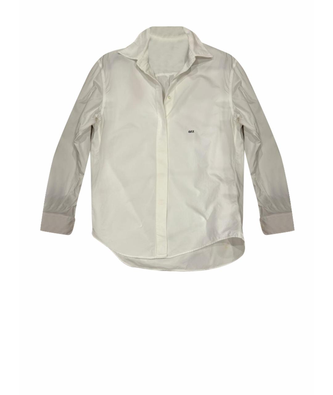 OFF-WHITE Белая хлопковая рубашка, фото 1