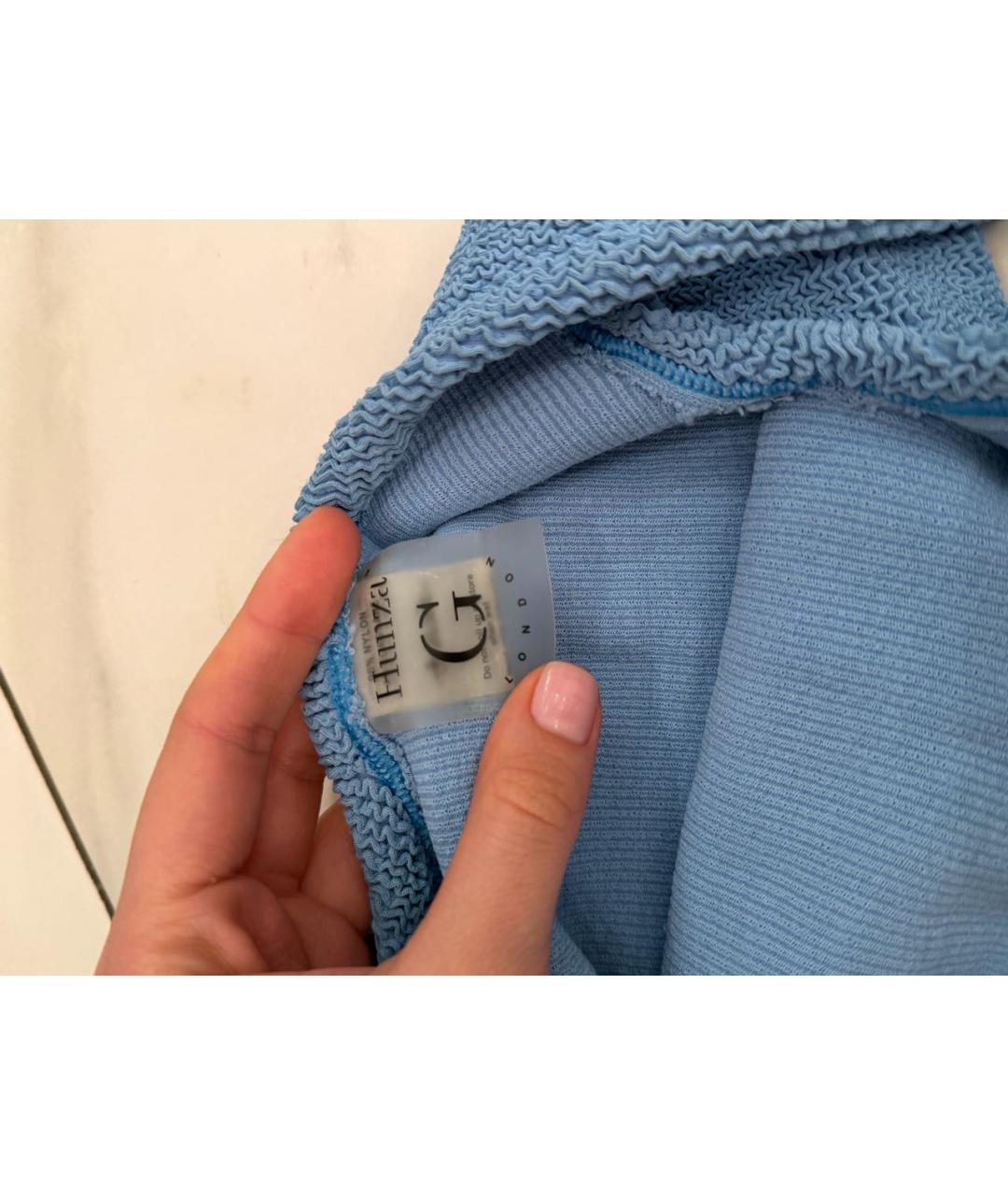 HUNZA G Синее платье, фото 5