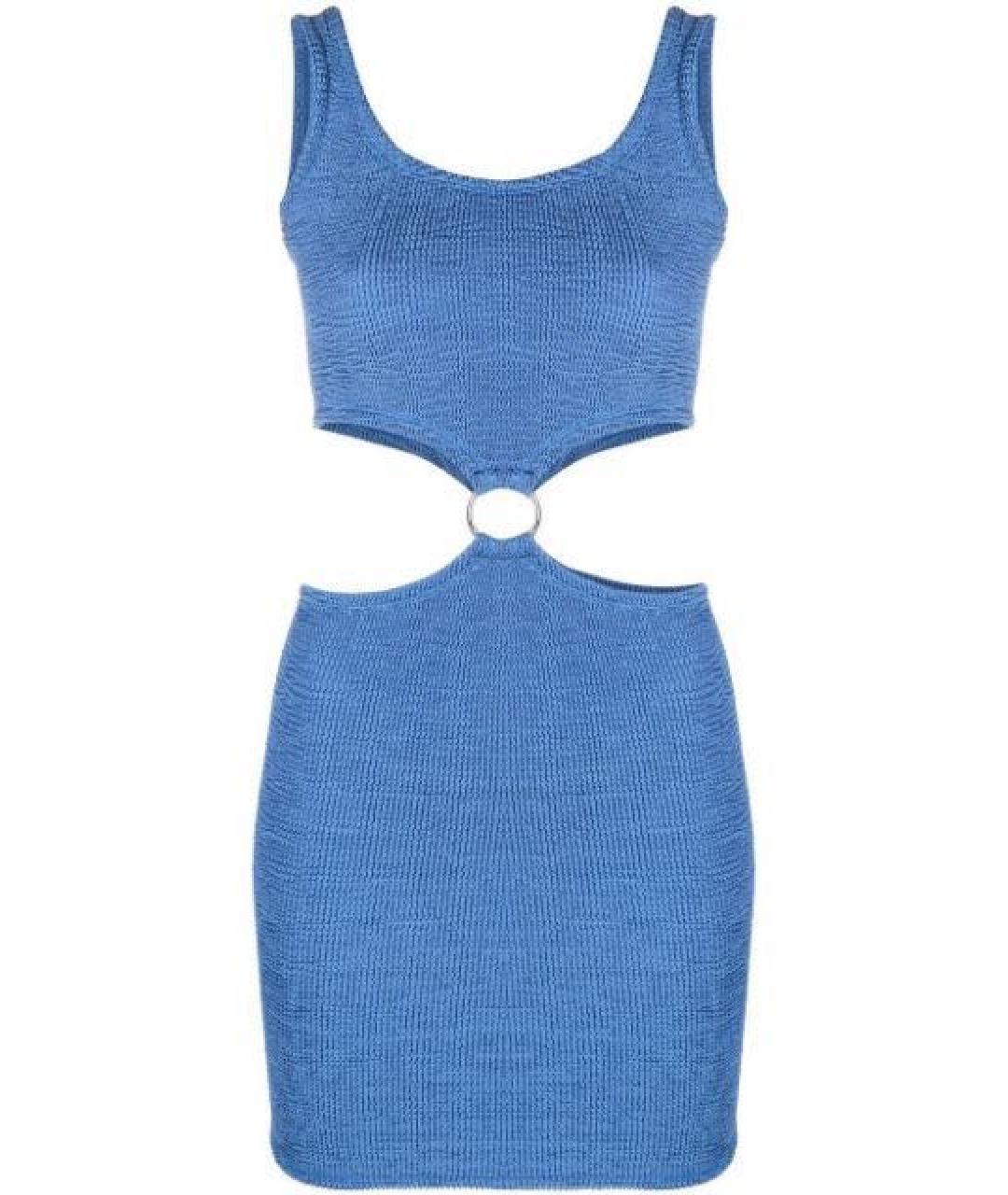 HUNZA G Синее платье, фото 6