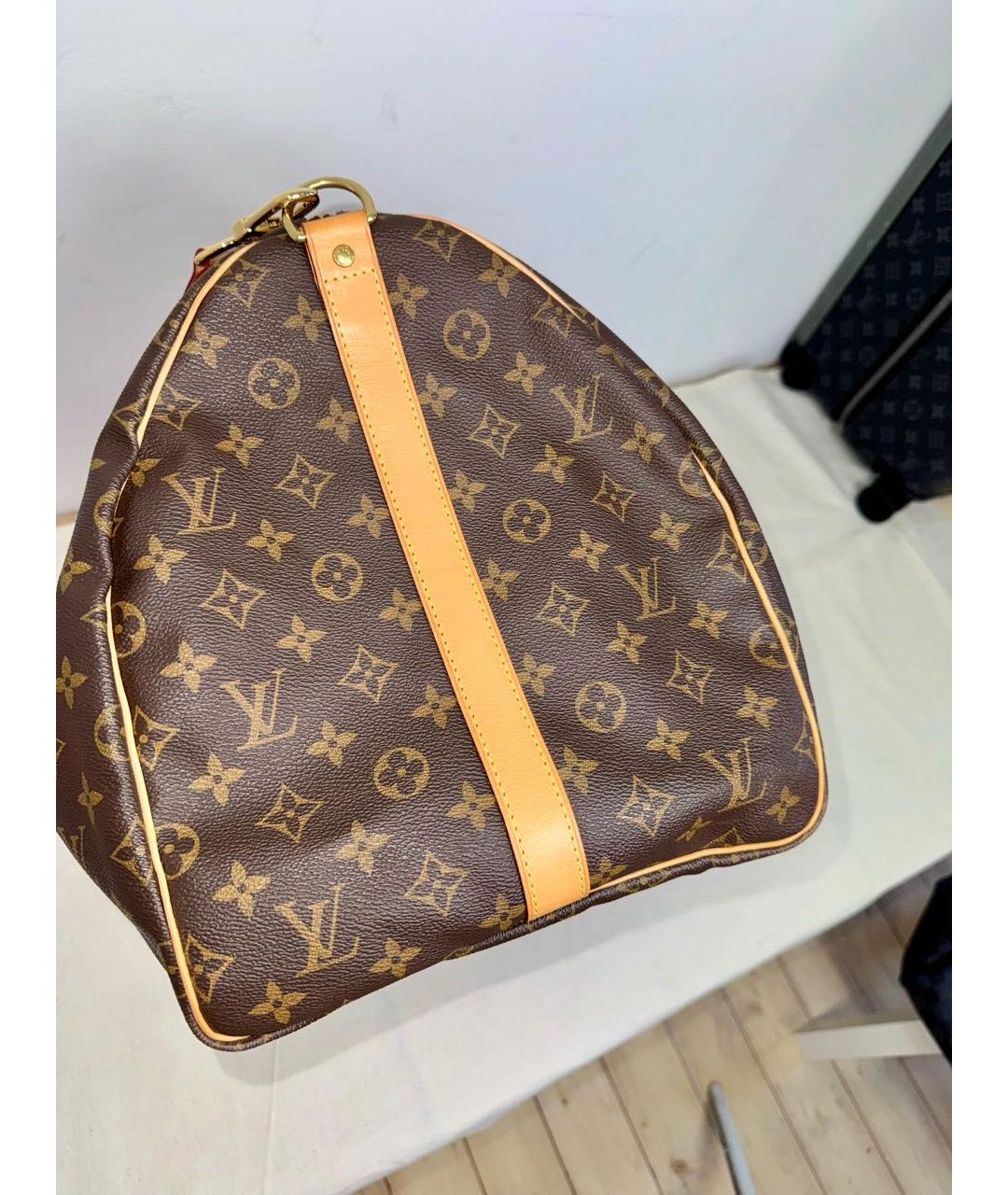 LOUIS VUITTON Коричневая дорожная/спортивная сумка, фото 3