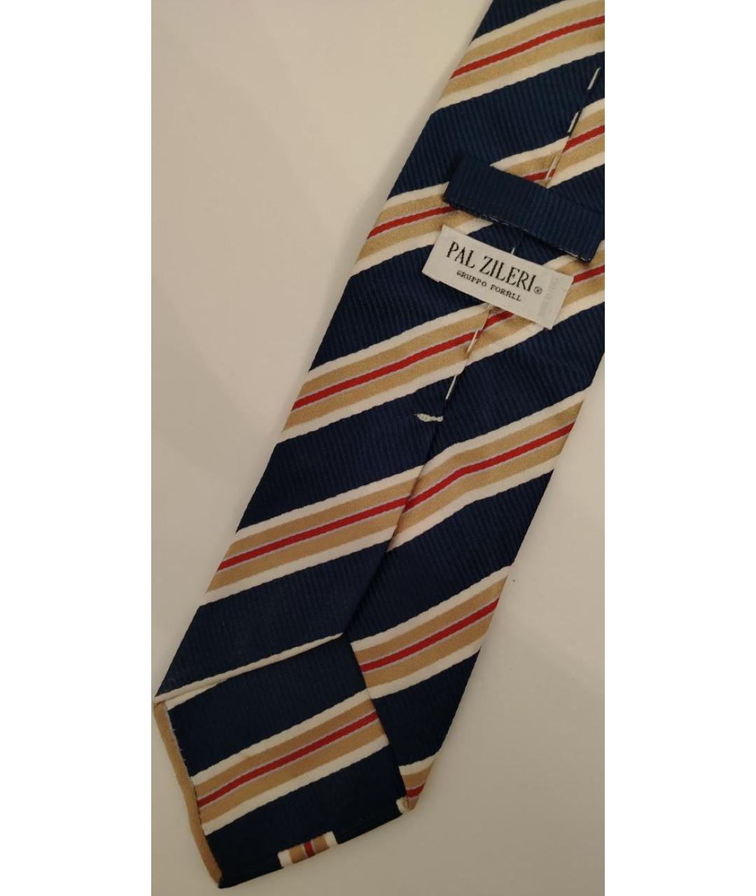 PAL ZILERI Синий шелковый галстук, фото 3