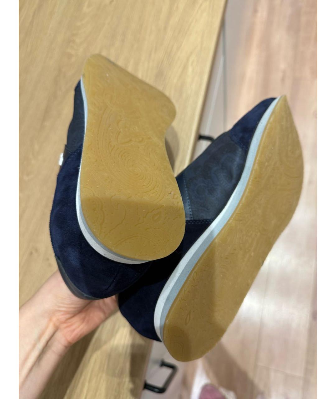 ETRO Темно-синие кроссовки, фото 2