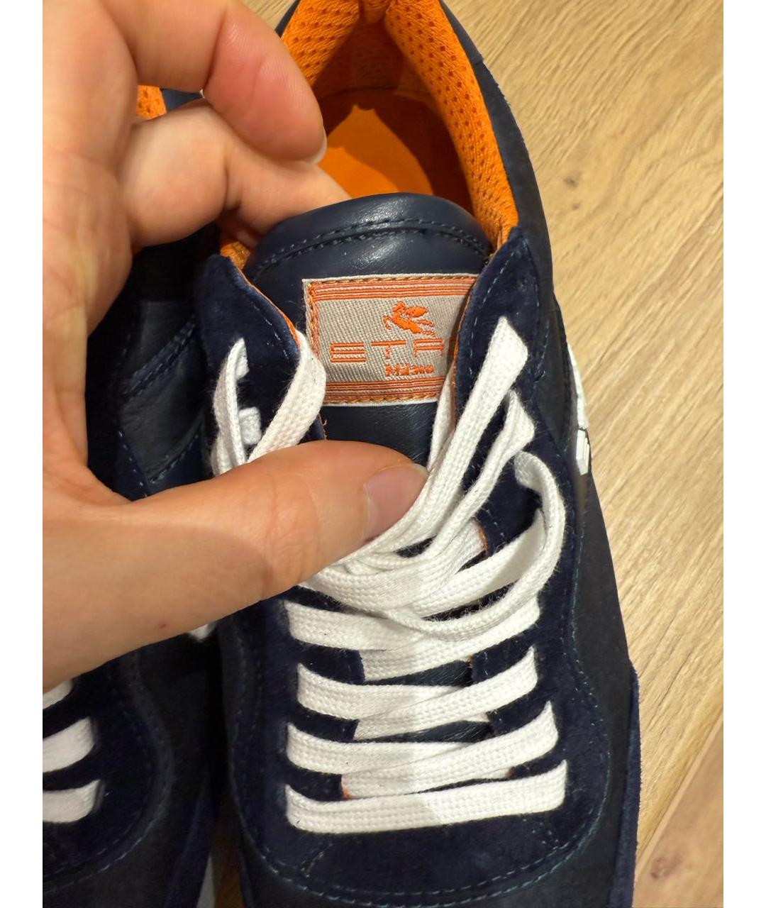 ETRO Темно-синие кроссовки, фото 5