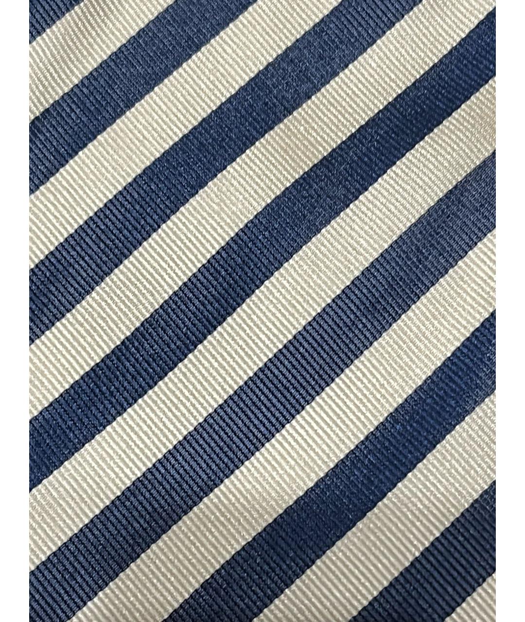 BRIONI Синий шелковый галстук, фото 4