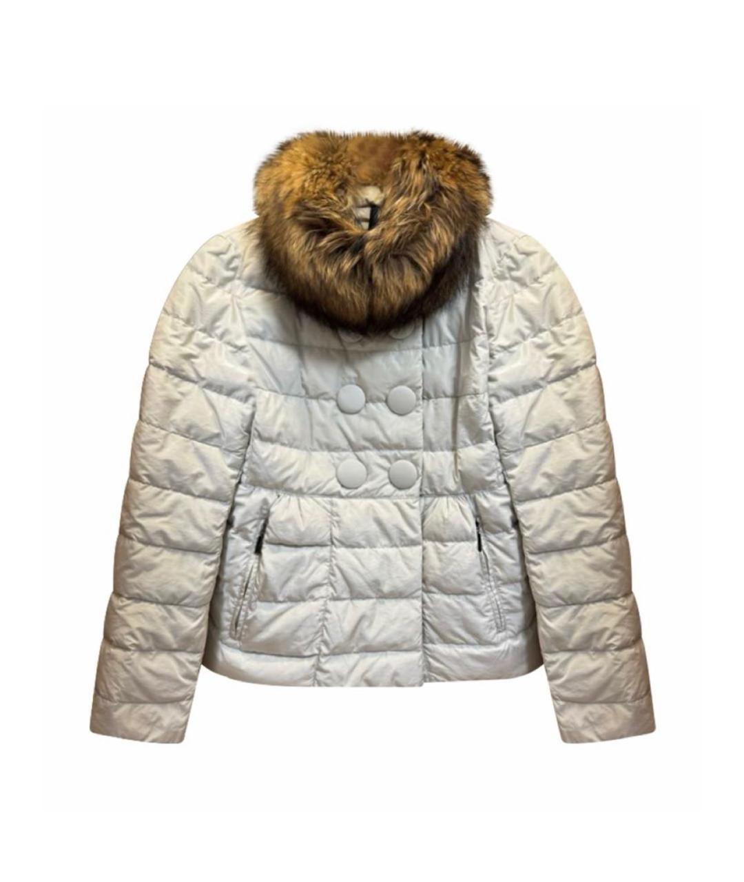 MONCLER Бежевый пуховик, фото 8