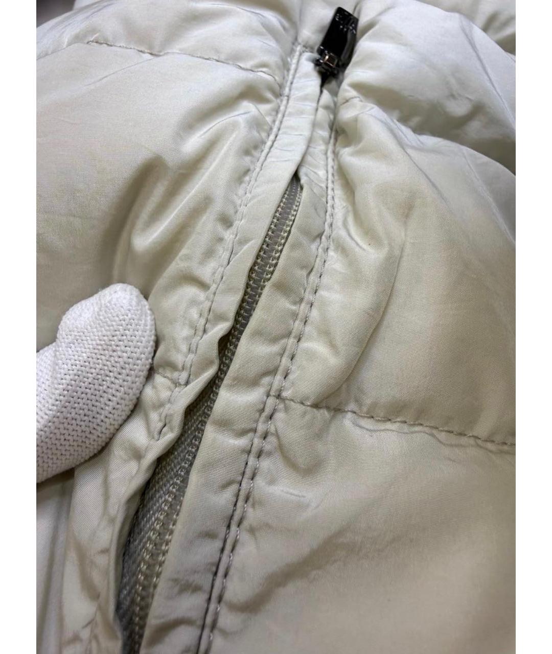 MONCLER Бежевый пуховик, фото 6