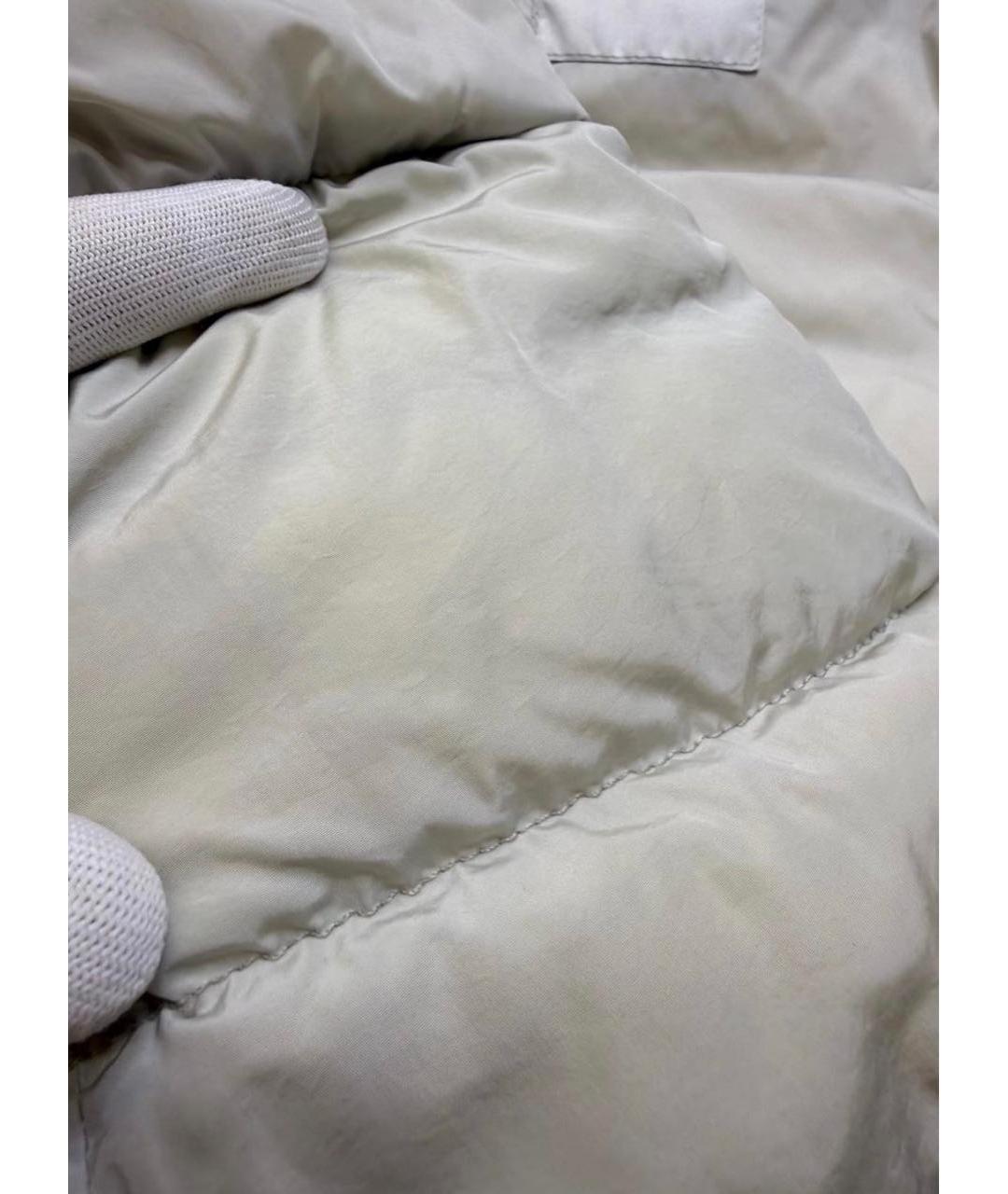 MONCLER Бежевый пуховик, фото 7