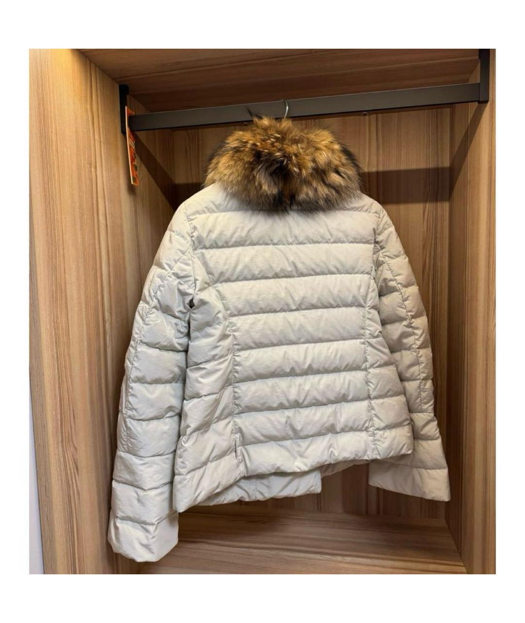 MONCLER Бежевый пуховик, фото 3