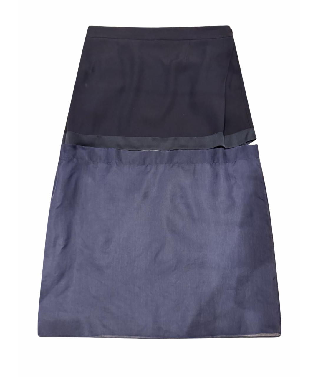 STELLA MCCARTNEY Темно-синяя юбка миди, фото 1