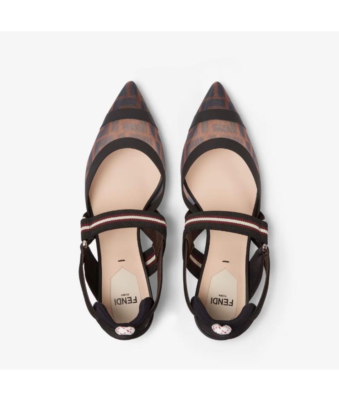 FENDI Черные туфли, фото 4