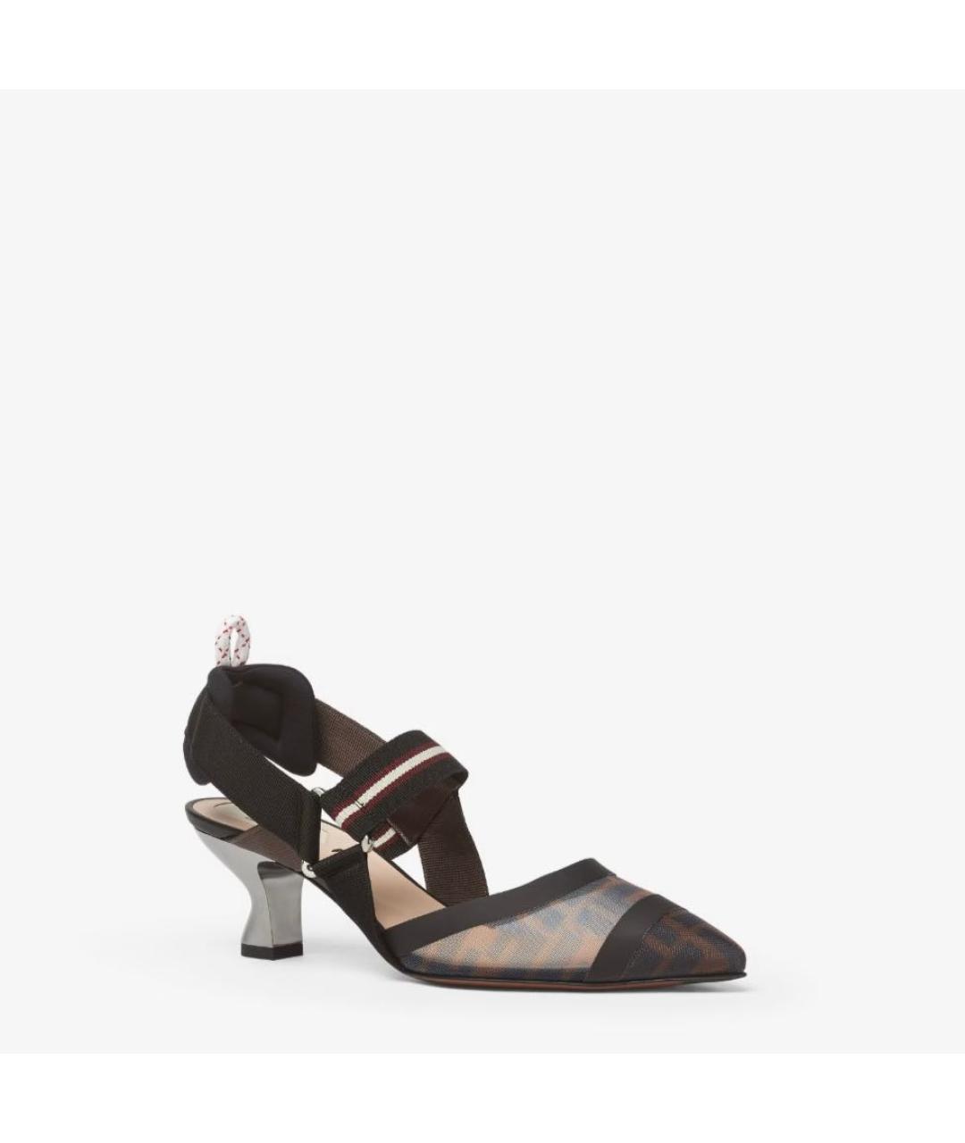 FENDI Черные туфли, фото 2