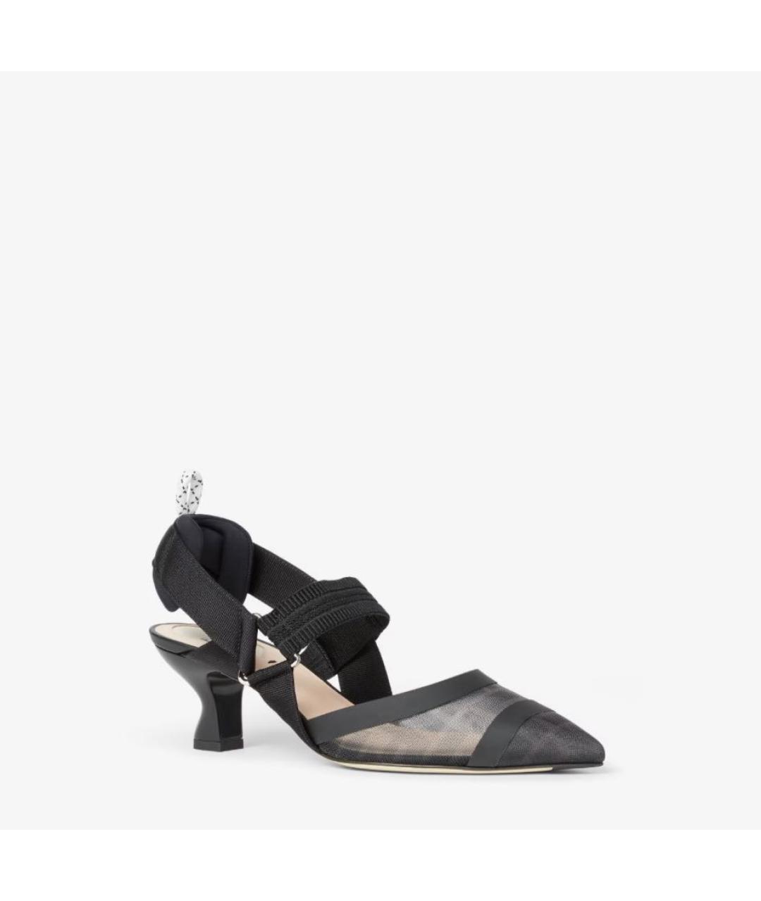 FENDI Черные туфли, фото 2