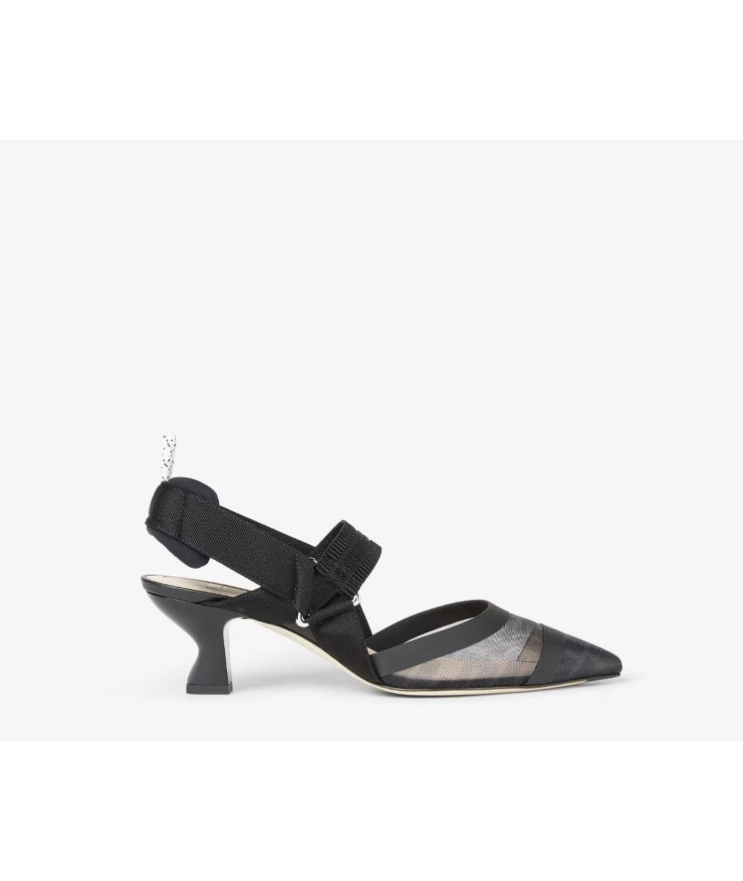 FENDI Черные туфли, фото 5