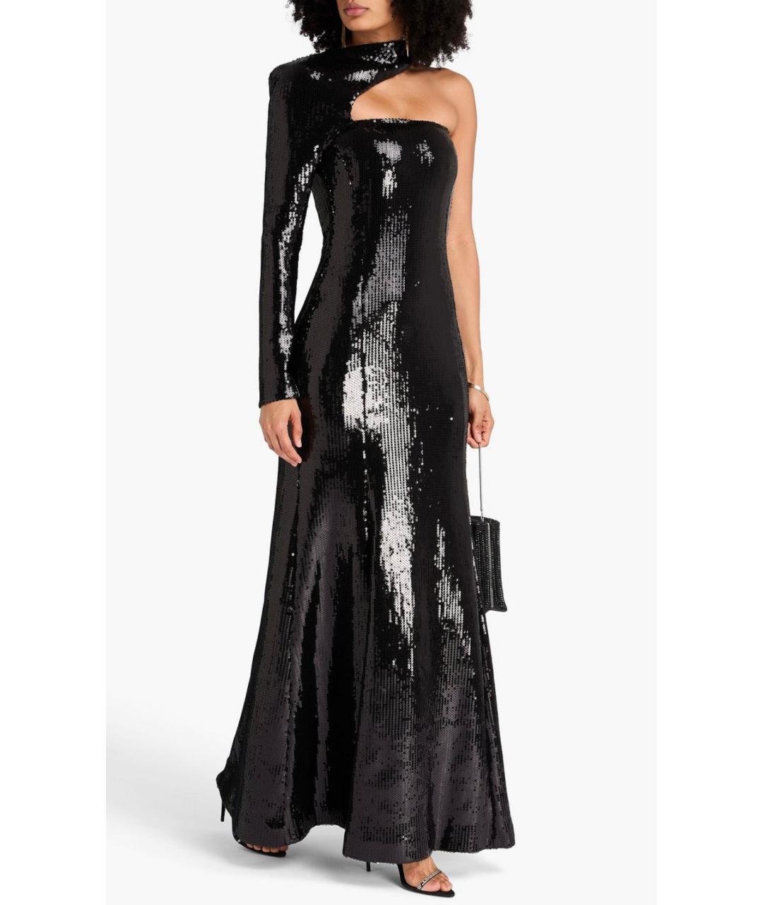 DAVID KOMA Черное полиамидовое коктейльное платье, фото 2