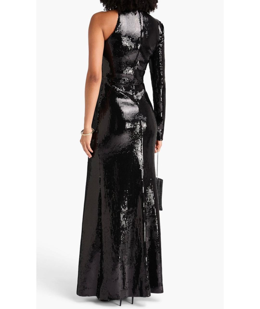 DAVID KOMA Черное полиамидовое коктейльное платье, фото 3