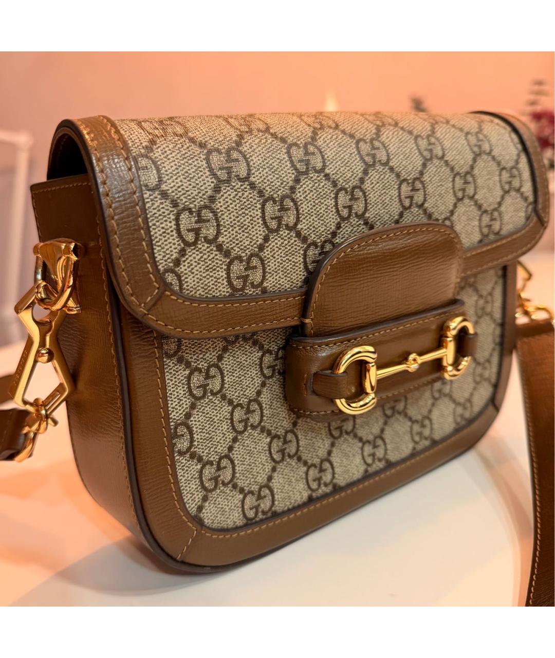 GUCCI Коричневая сумка через плечо, фото 2