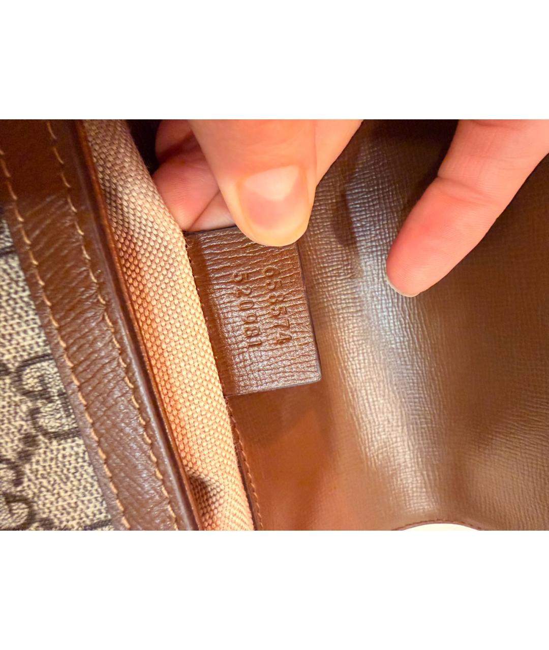 GUCCI Коричневая сумка через плечо, фото 7