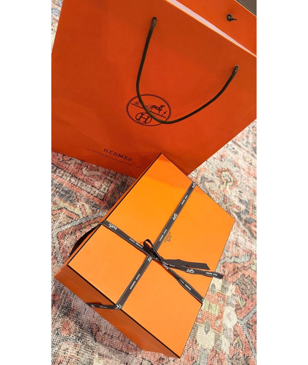 HERMES Белые кожаные низкие кроссовки / кеды, фото 6