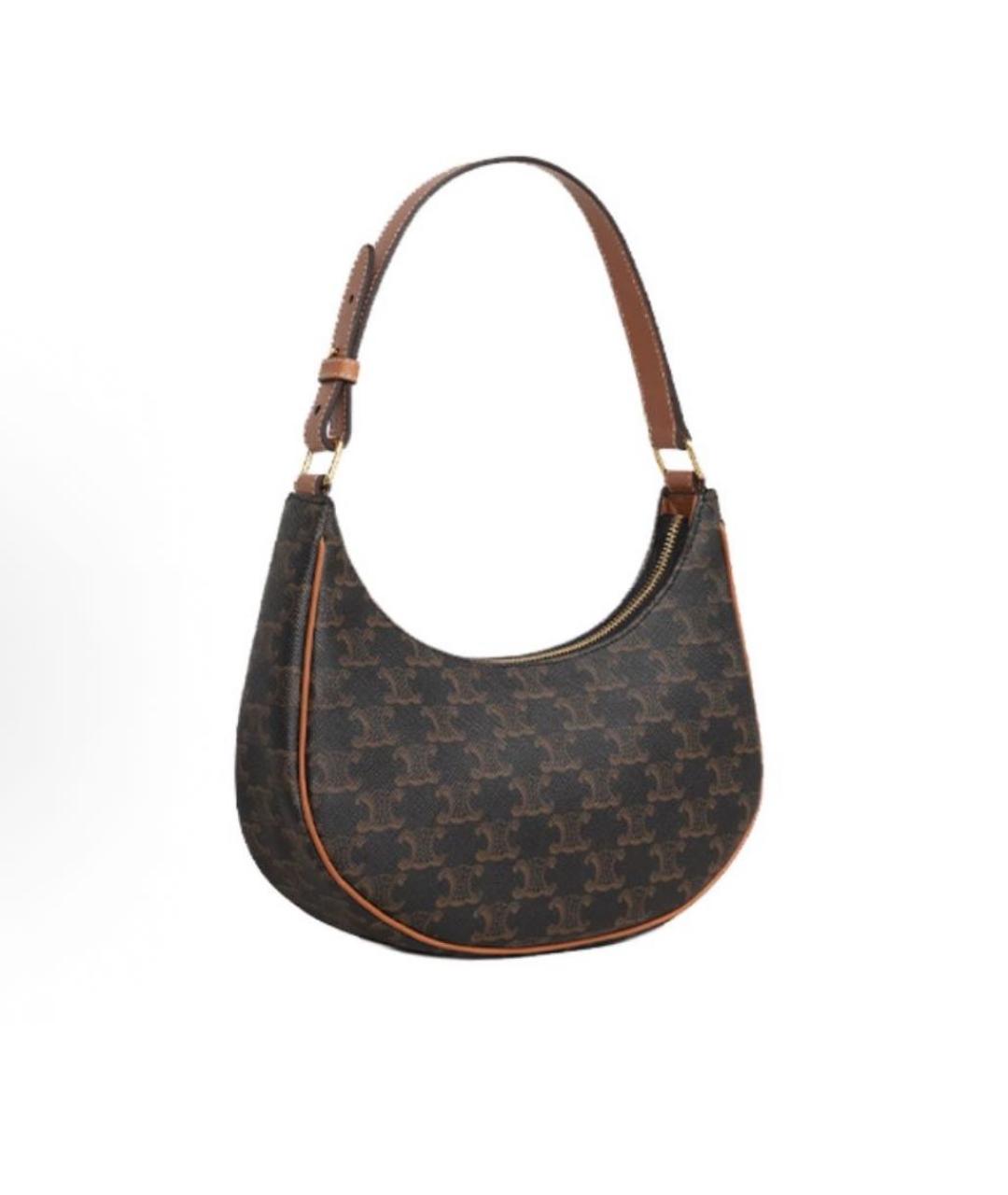 CELINE Коричневая сумка через плечо, фото 2