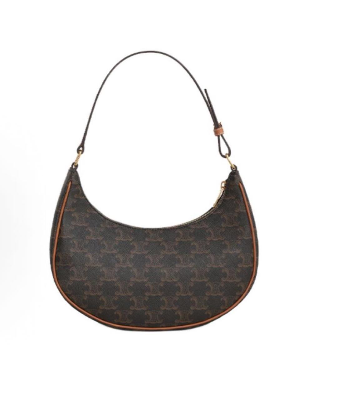 CELINE Коричневая сумка через плечо, фото 3