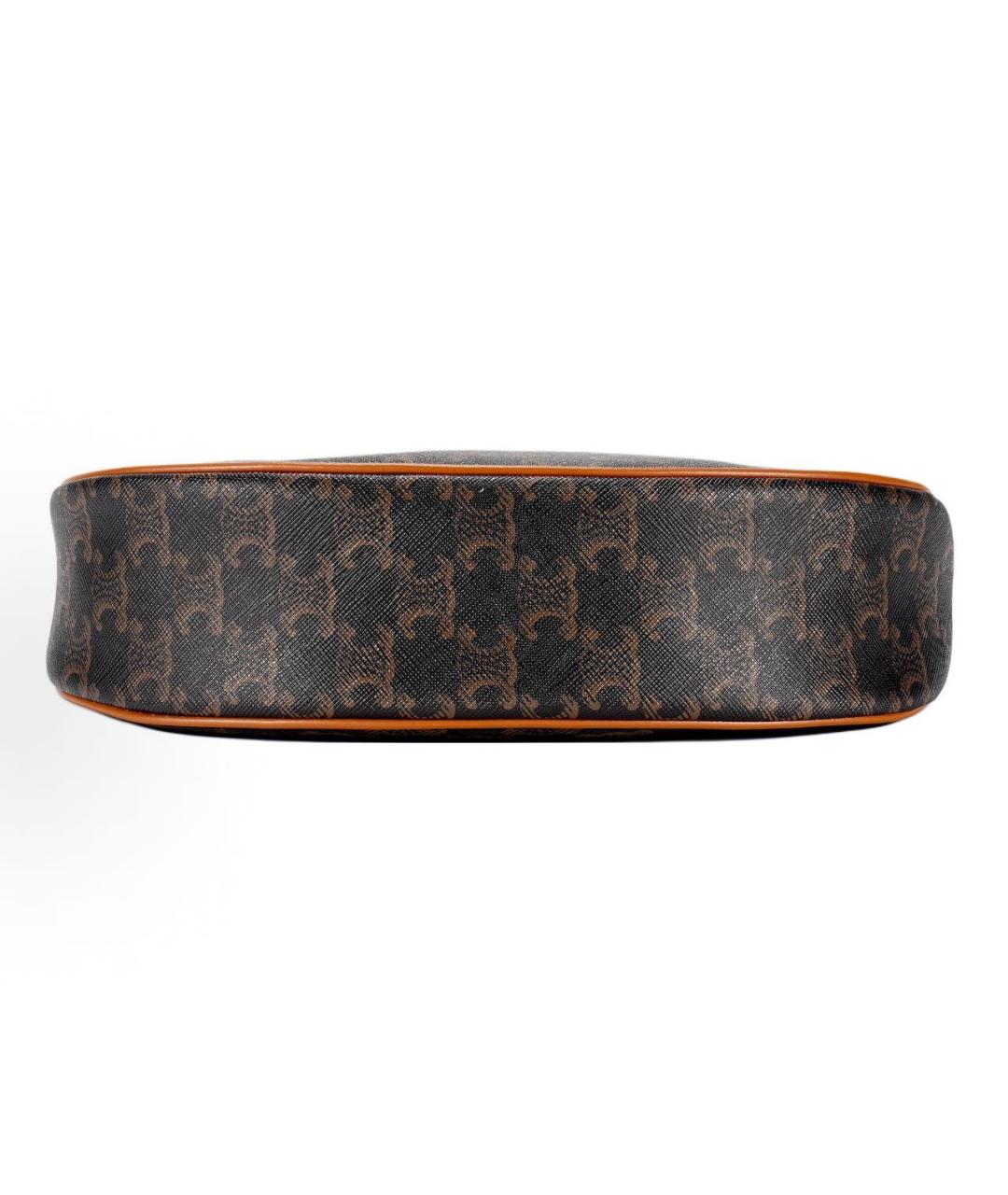 CELINE Коричневая сумка через плечо, фото 4