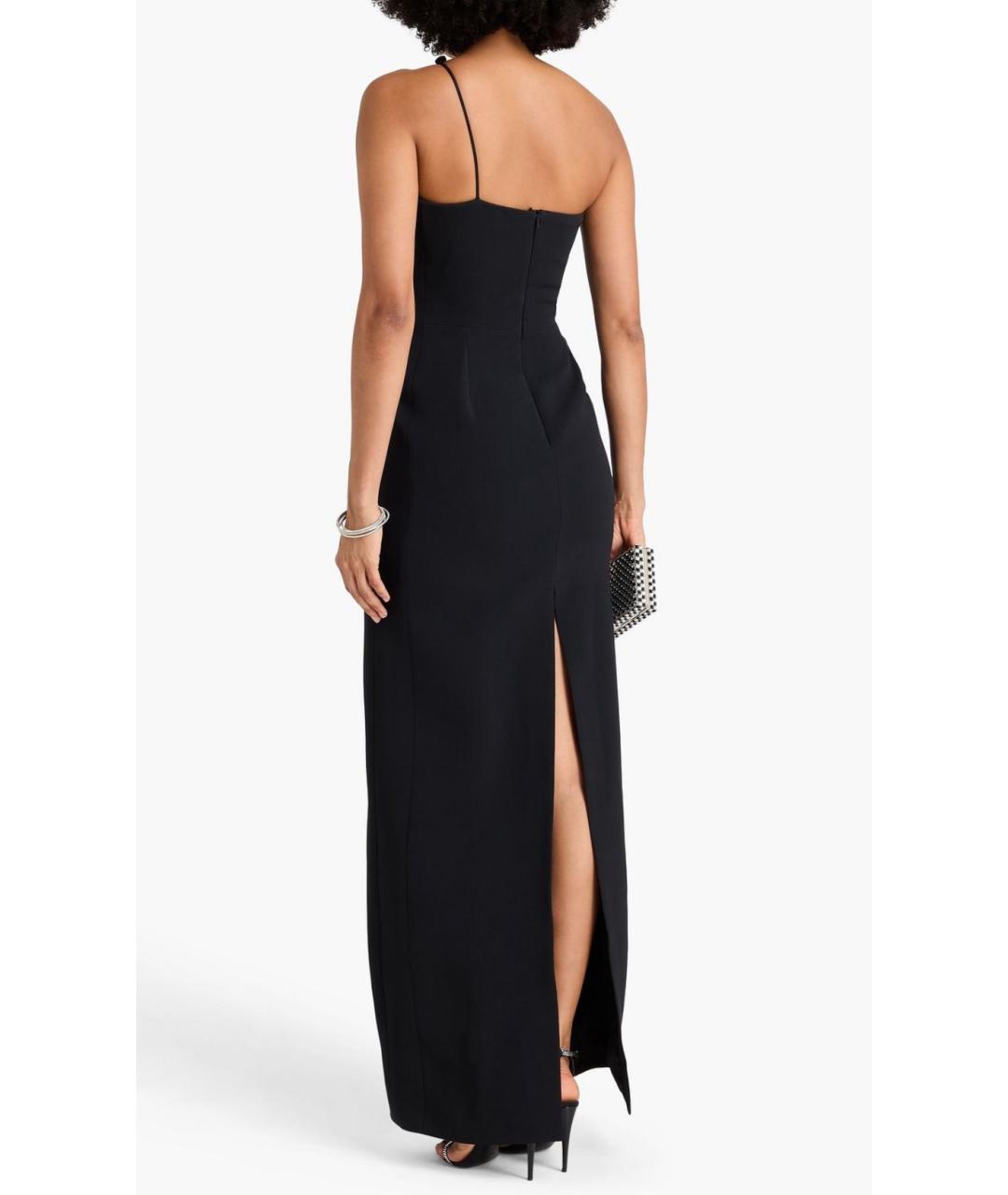 DAVID KOMA Черное вискозное коктейльное платье, фото 3