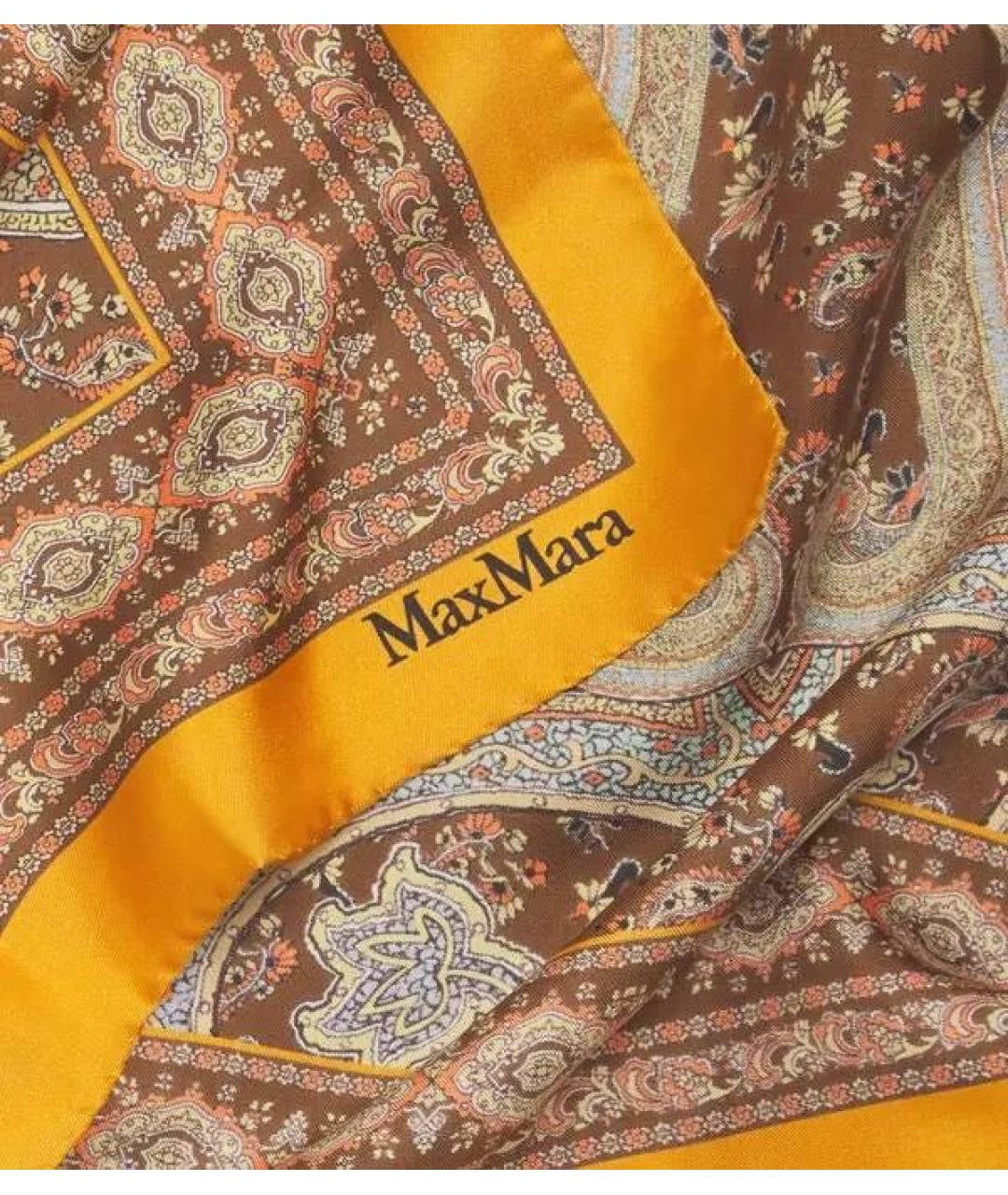 MAX MARA Мульти шелковый платок, фото 3