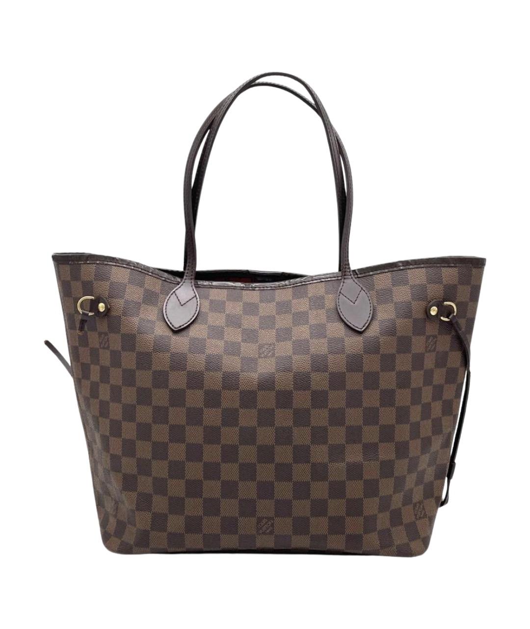 LOUIS VUITTON Коричневая сумка тоут, фото 1