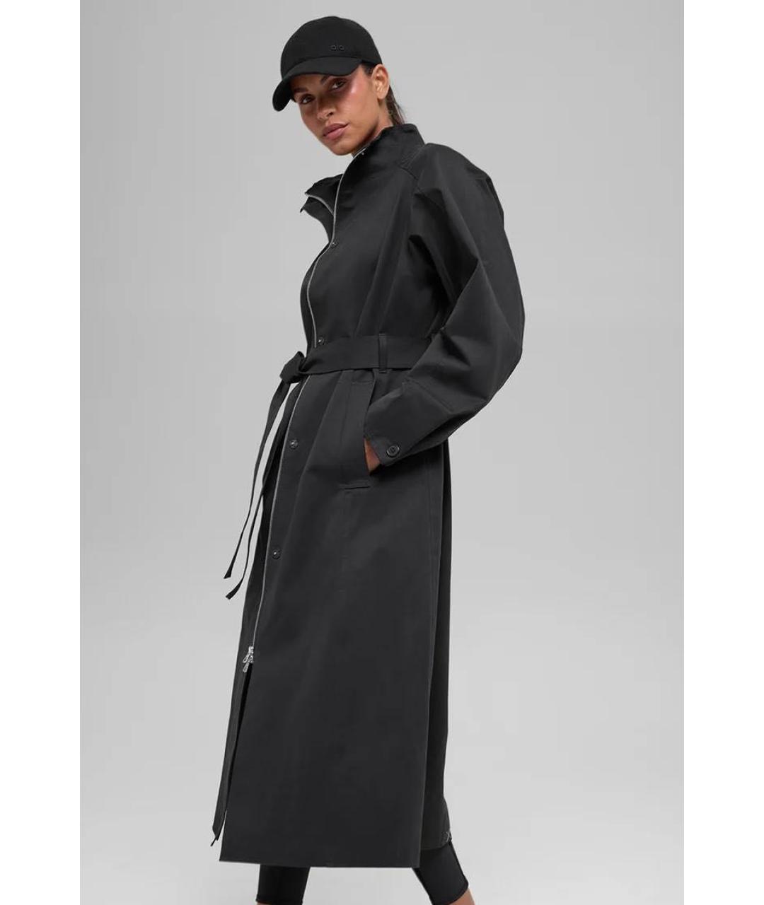 ALO YOGA Черный тренч/плащ, фото 5