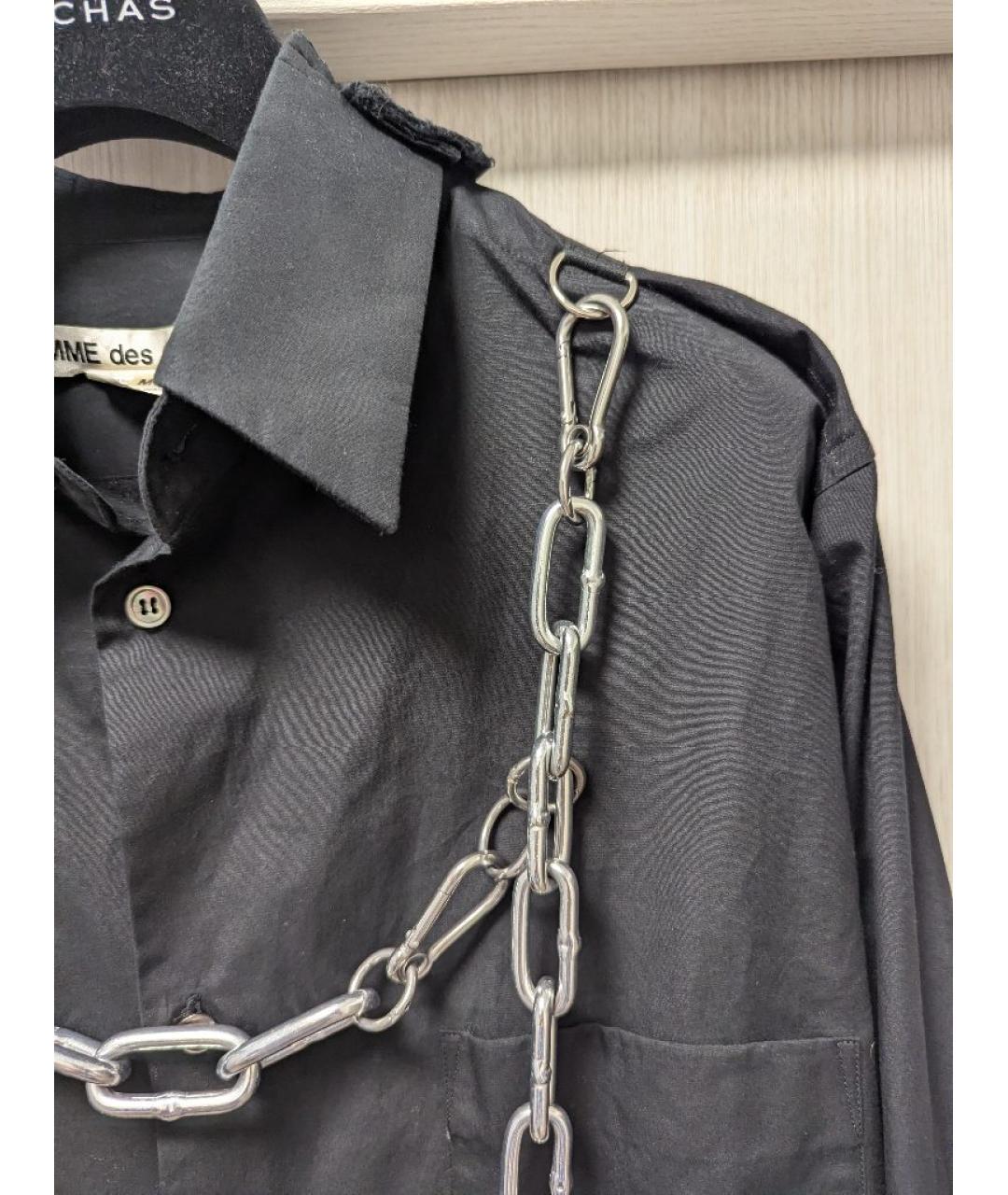 COMME DES GARÇONS Черное хлопковое платье, фото 5