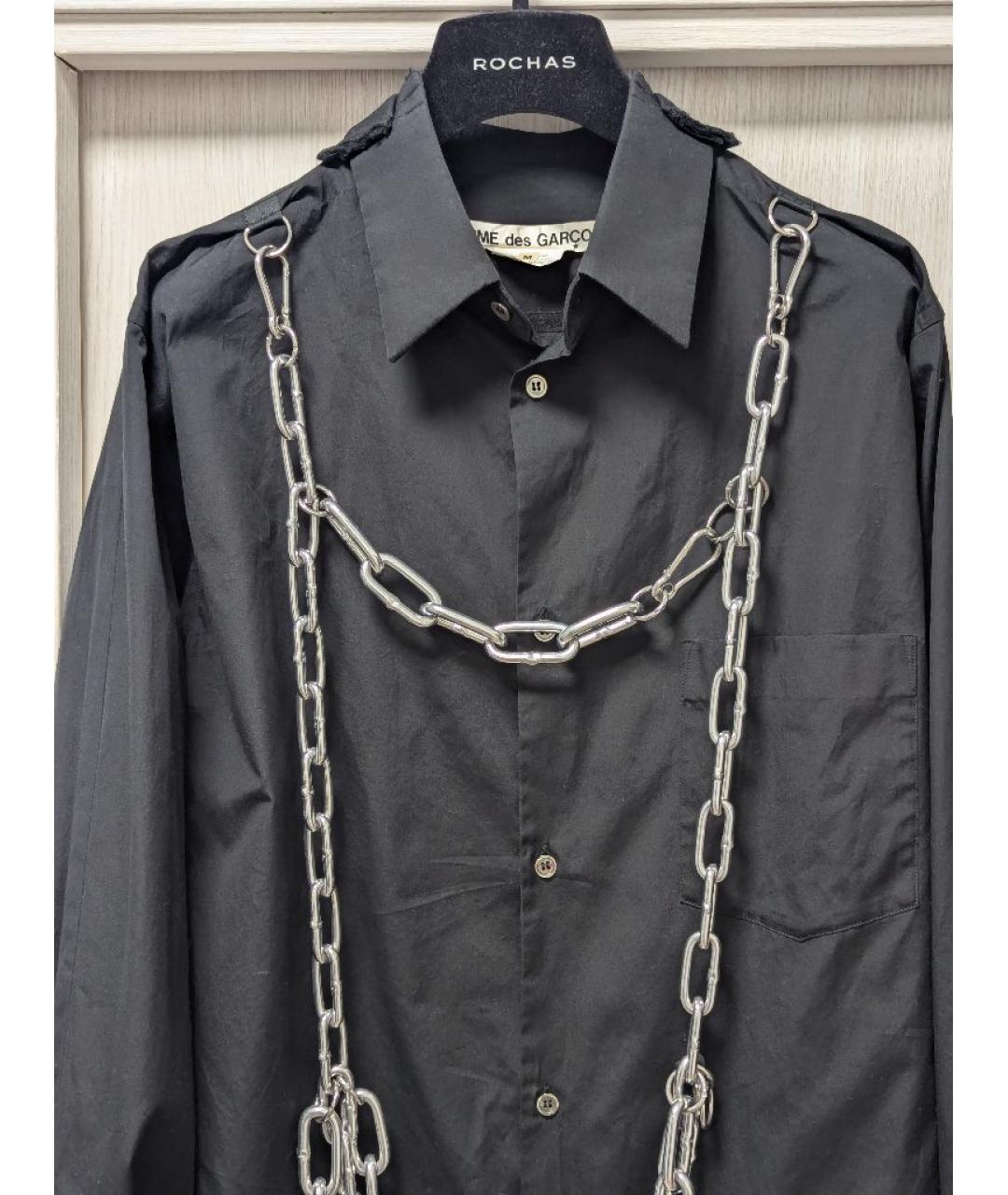 COMME DES GARÇONS Черное хлопковое платье, фото 4