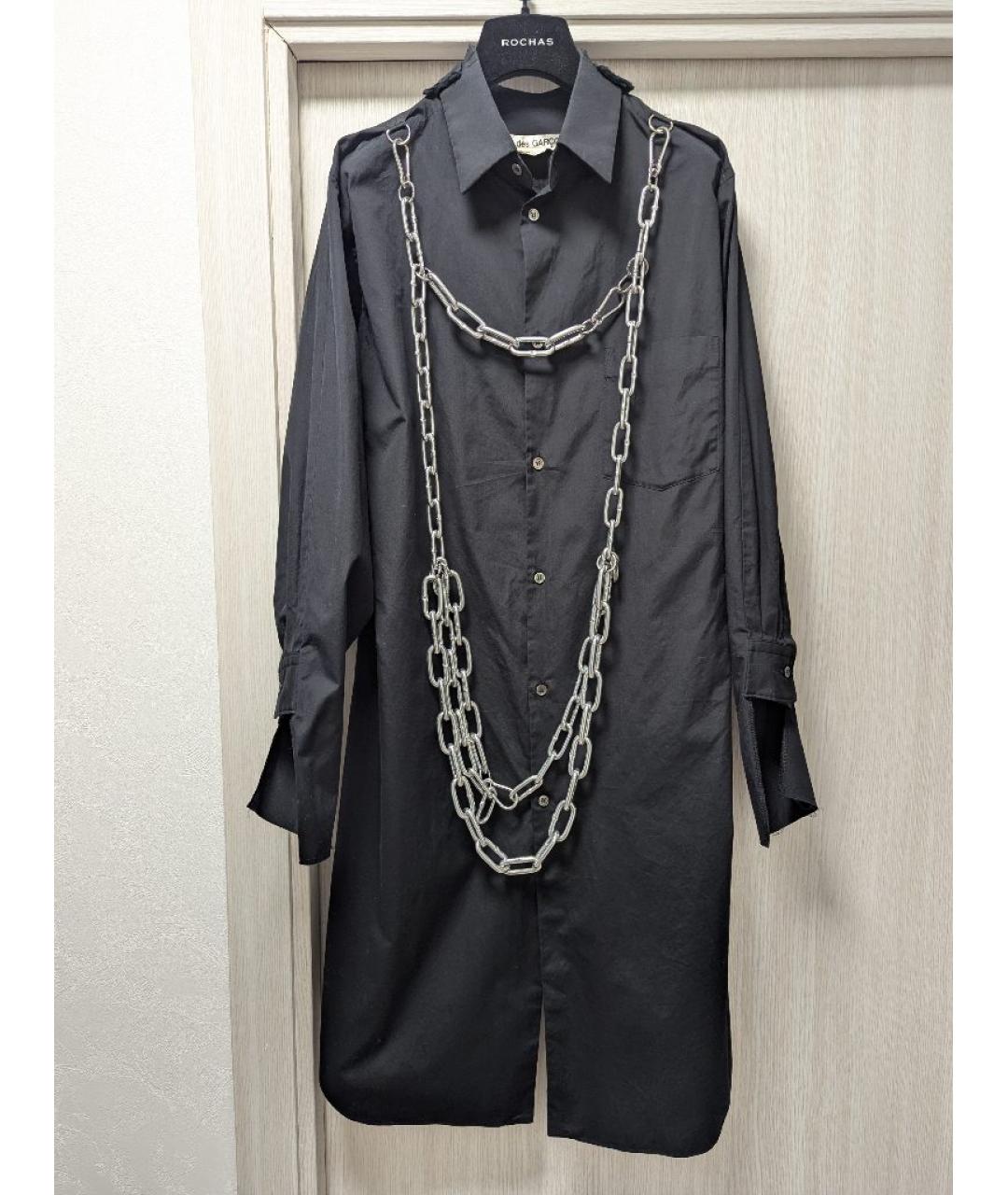 COMME DES GARÇONS Черное хлопковое платье, фото 10