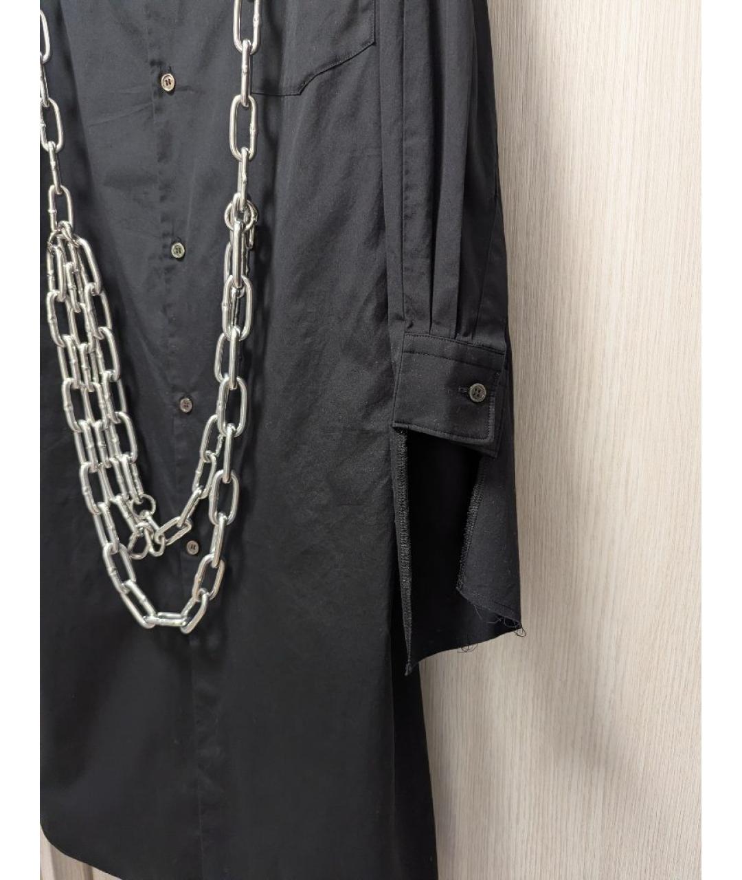 COMME DES GARÇONS Черное хлопковое платье, фото 7