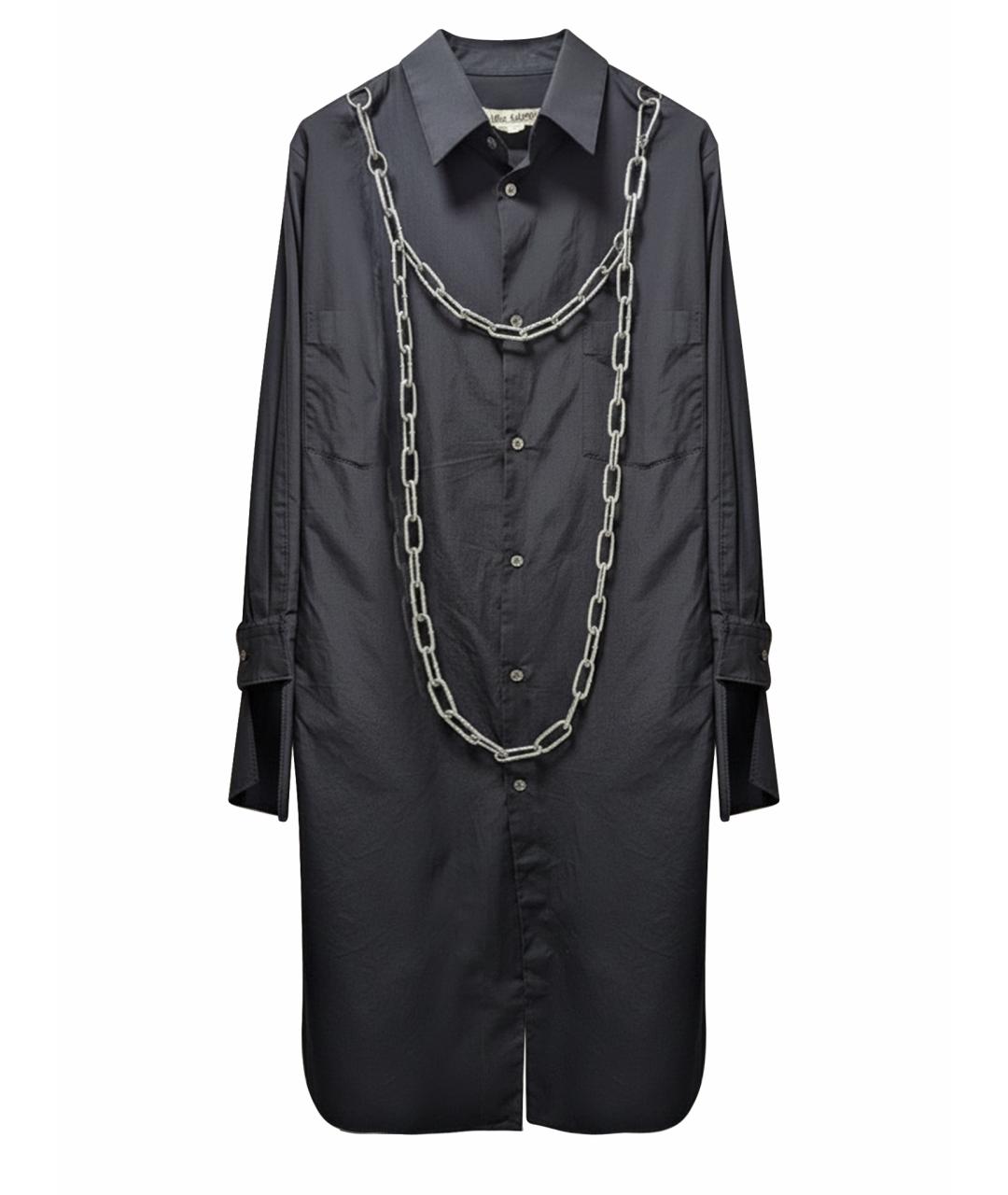 COMME DES GARÇONS Черное хлопковое платье, фото 1