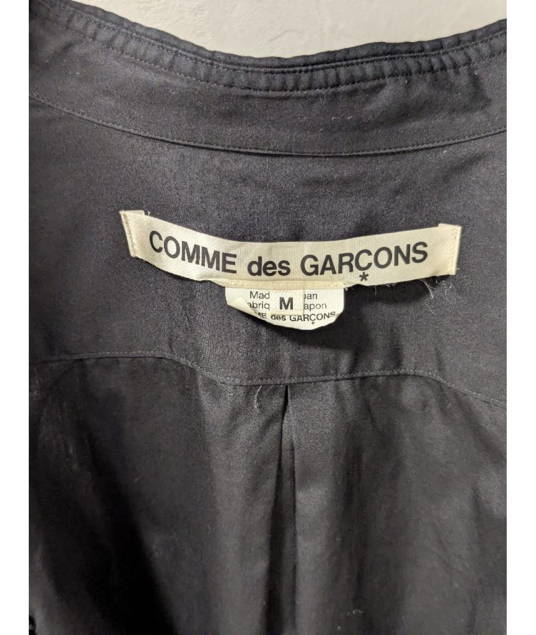 COMME DES GARÇONS Черное хлопковое платье, фото 3
