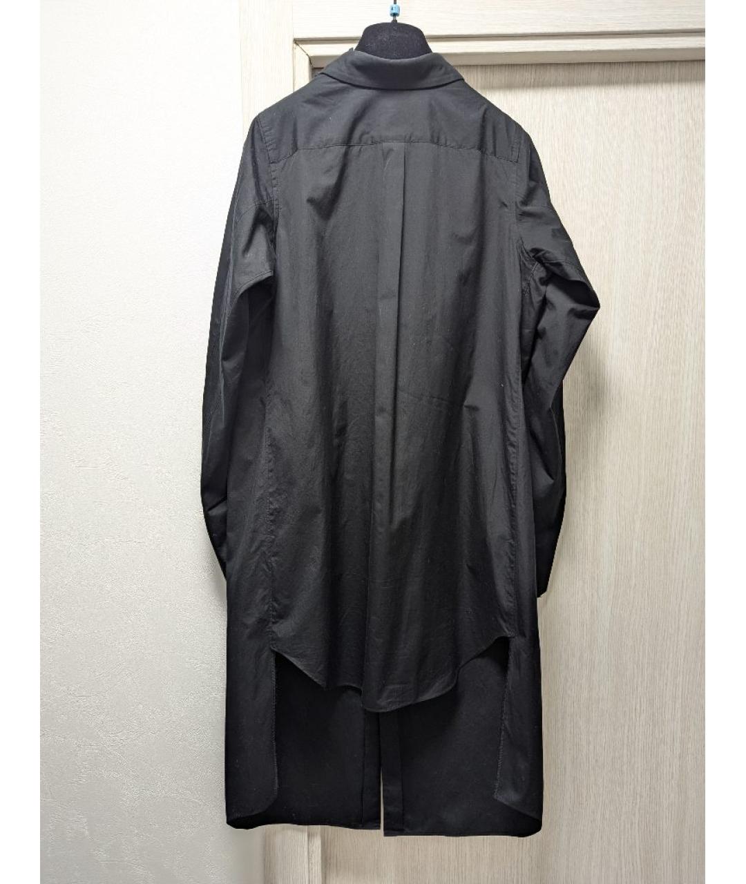 COMME DES GARÇONS Черное хлопковое платье, фото 2