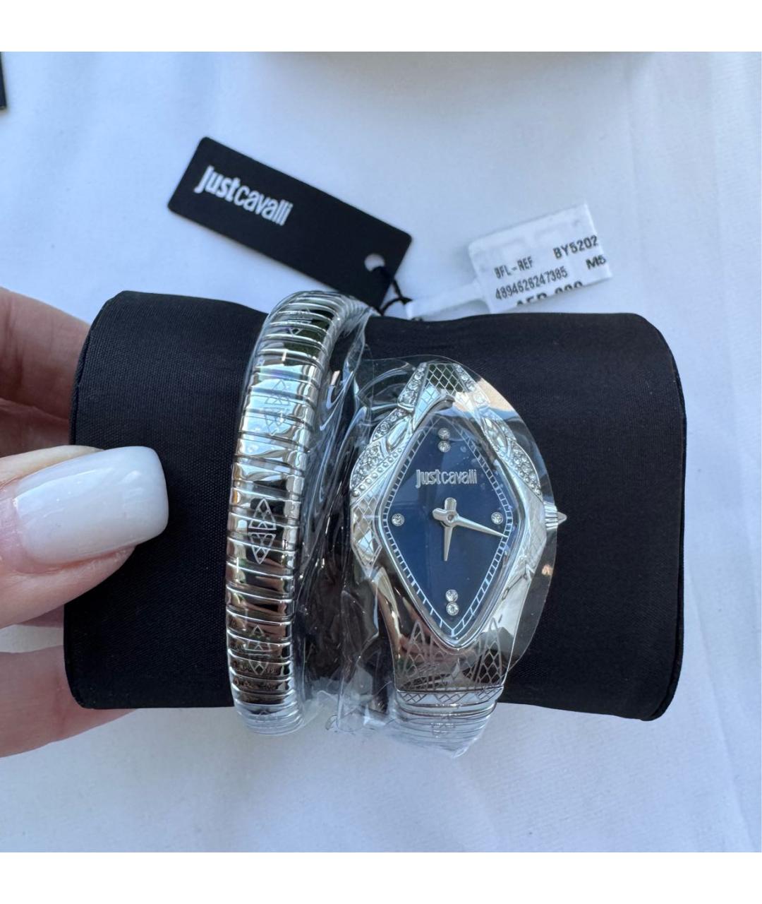 JUST CAVALLI Серебряные часы, фото 6