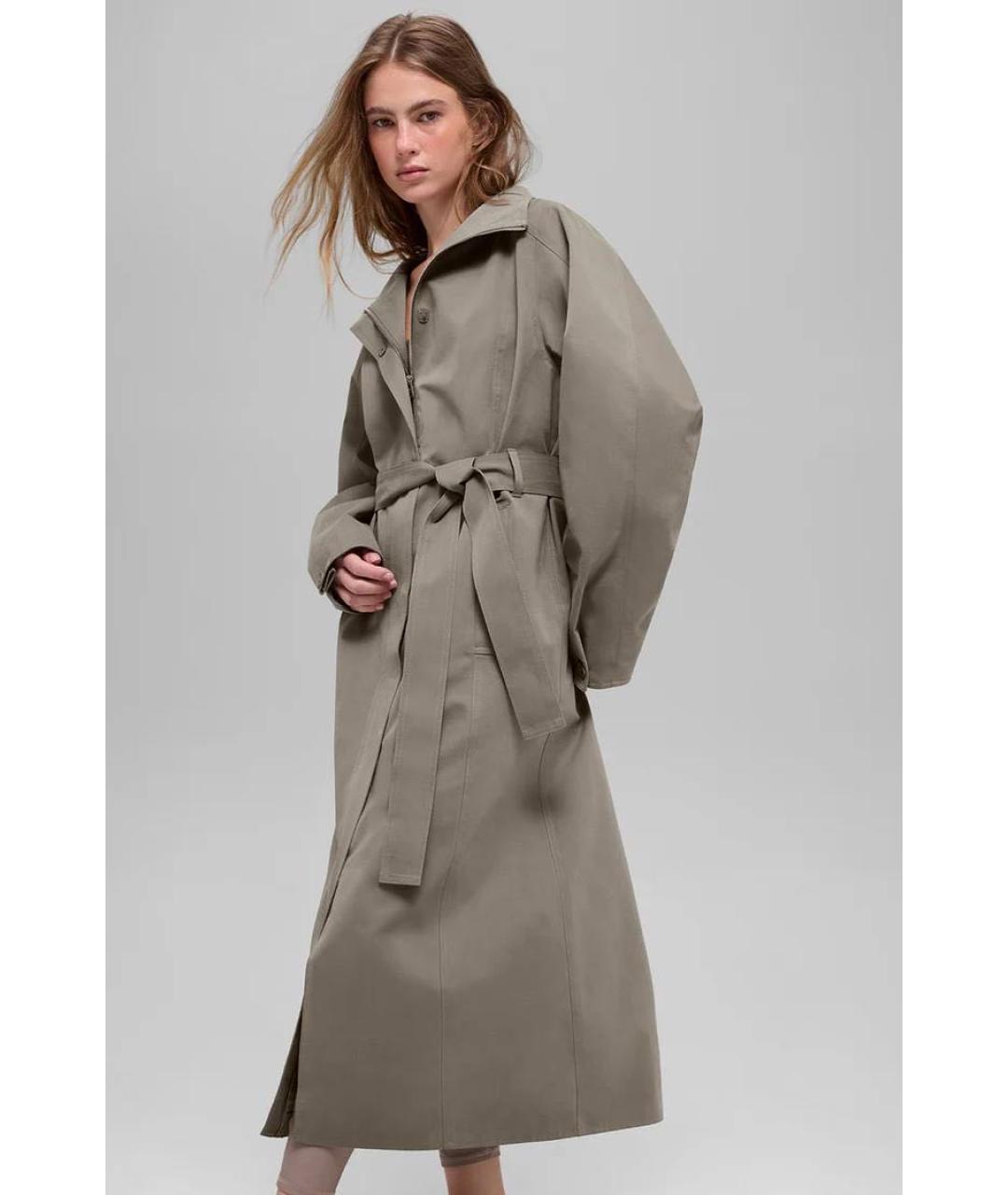 ALO YOGA Бежевый тренч/плащ, фото 6