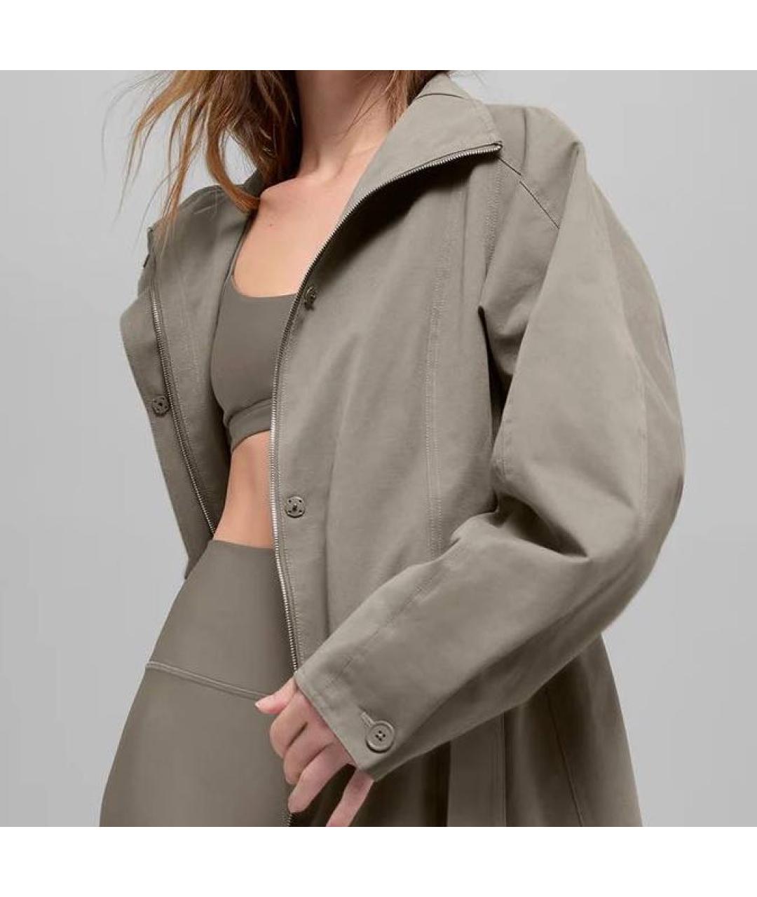 ALO YOGA Бежевый тренч/плащ, фото 2