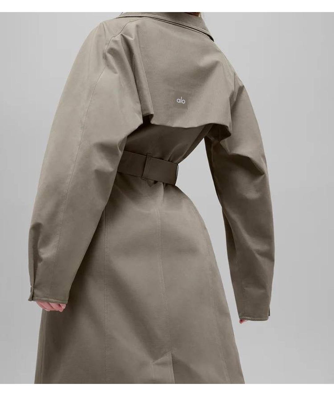 ALO YOGA Бежевый тренч/плащ, фото 3