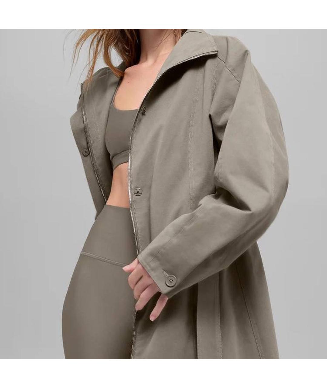 ALO YOGA Бежевый тренч/плащ, фото 4