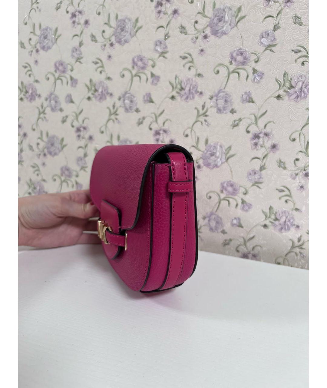 MICHAEL KORS Розовая сумка с короткими ручками из искусственной кожи, фото 2