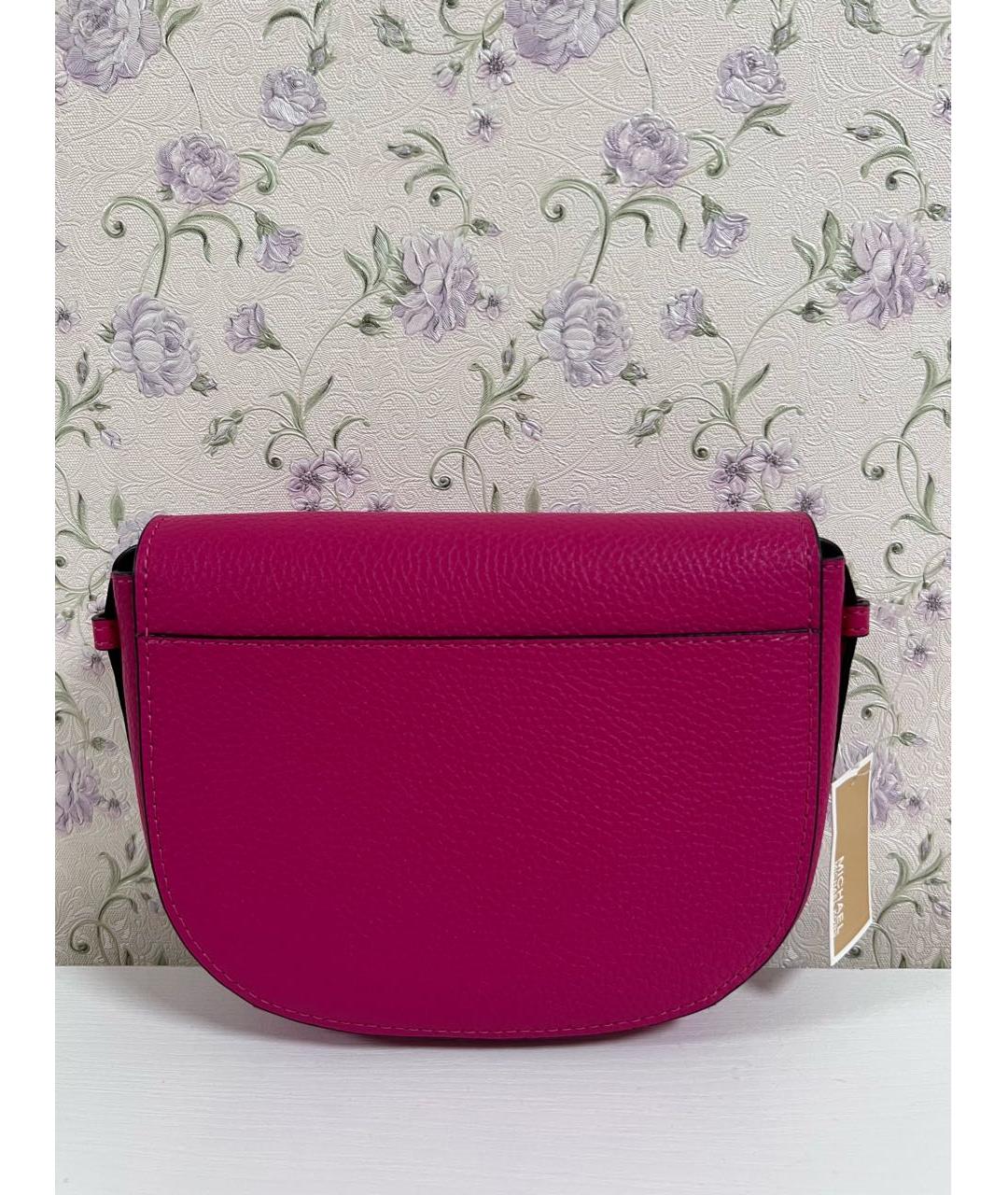 MICHAEL KORS Розовая сумка с короткими ручками из искусственной кожи, фото 3